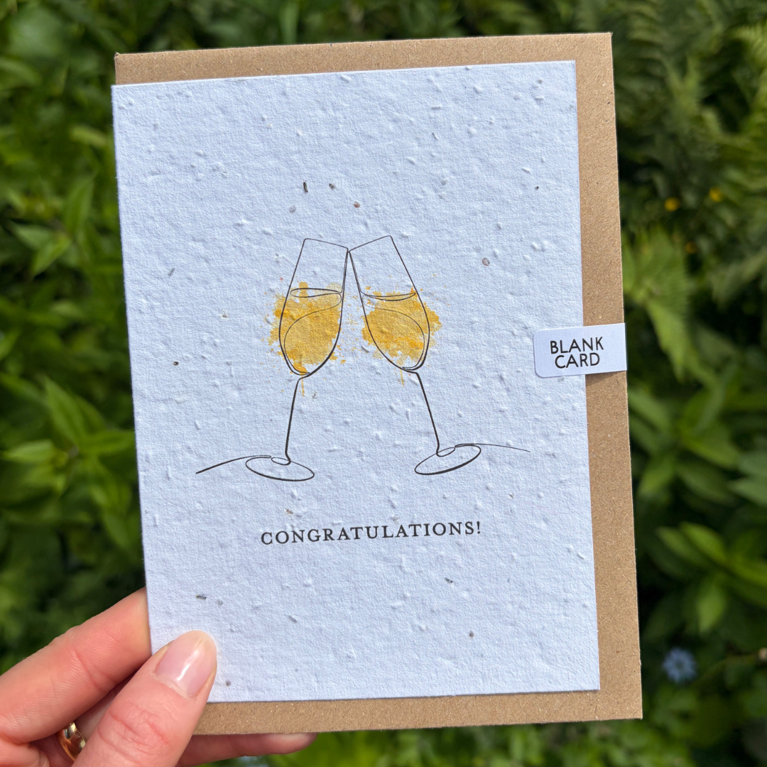 Congratulations Plantable Seed Greeting Card