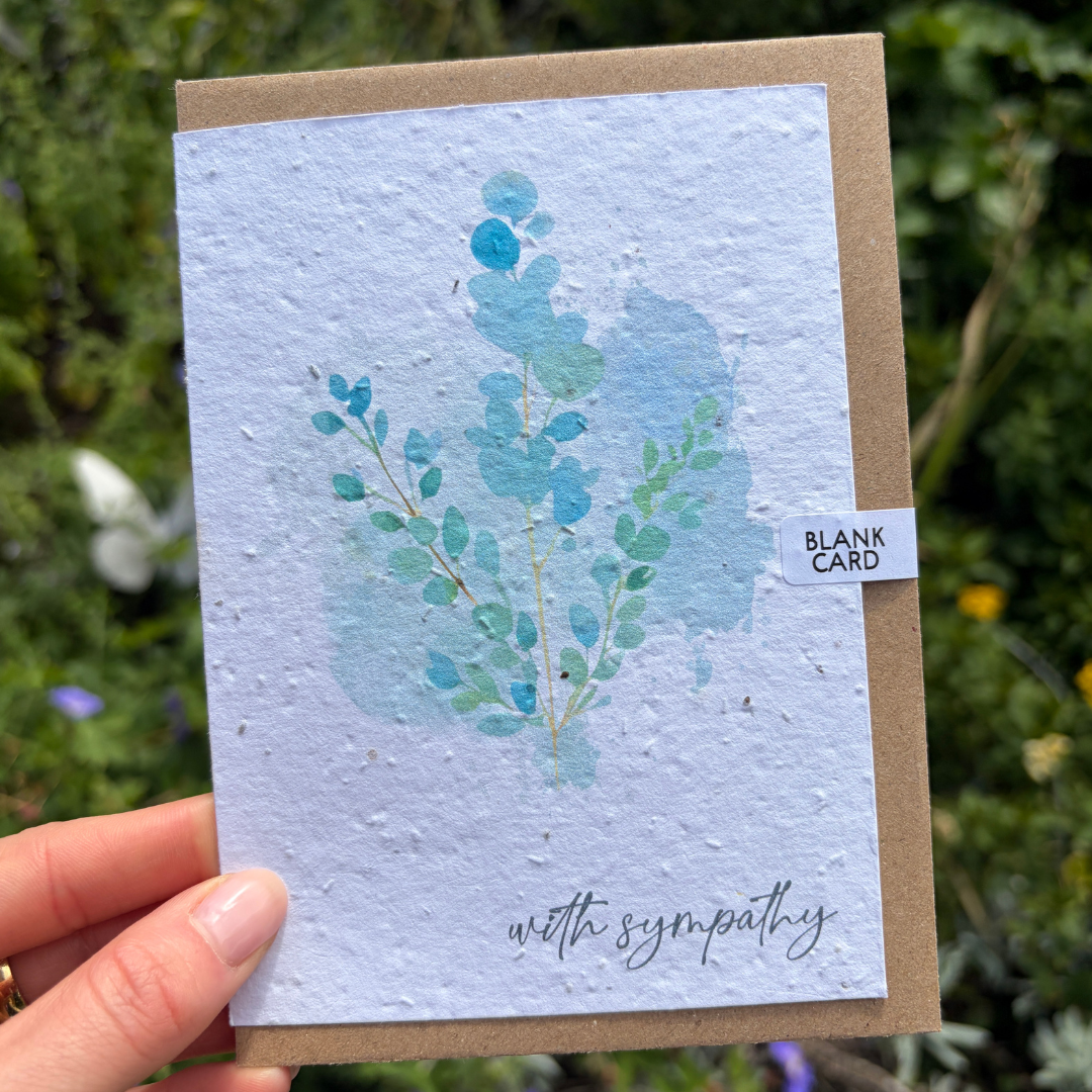 With Sympathy Plantable Seed Greeting Card