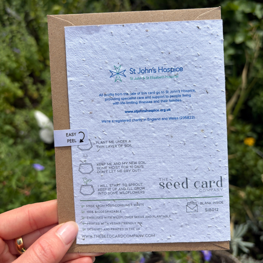With Sympathy Plantable Seed Greeting Card