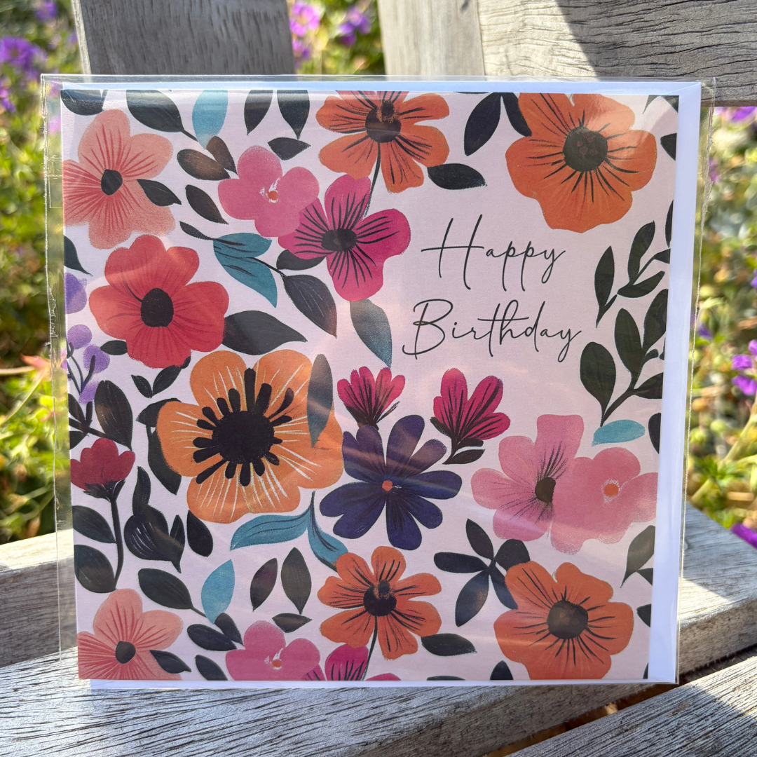 Happy Daisy Single Birthday Card