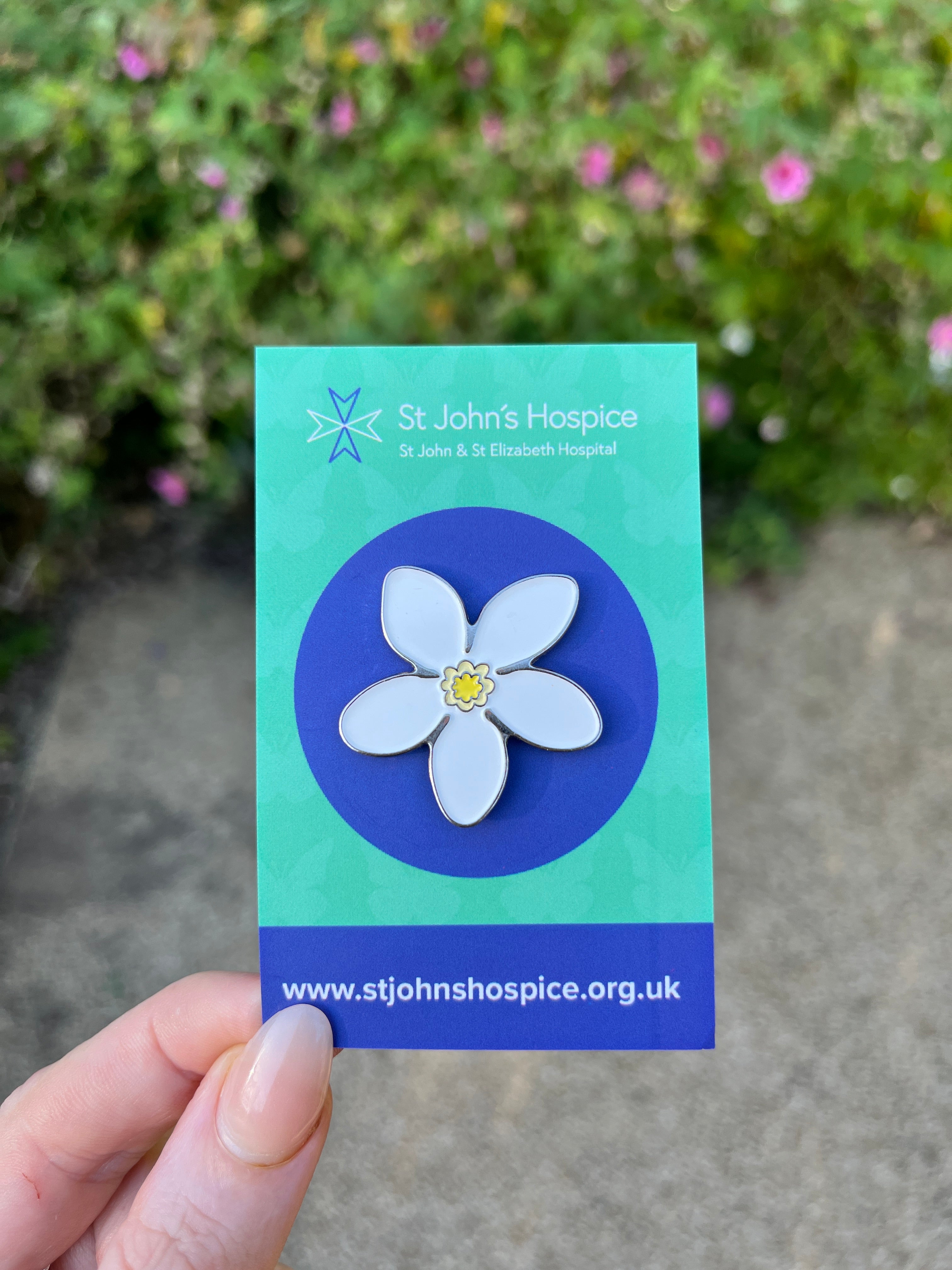 Jasmine Pin Badge