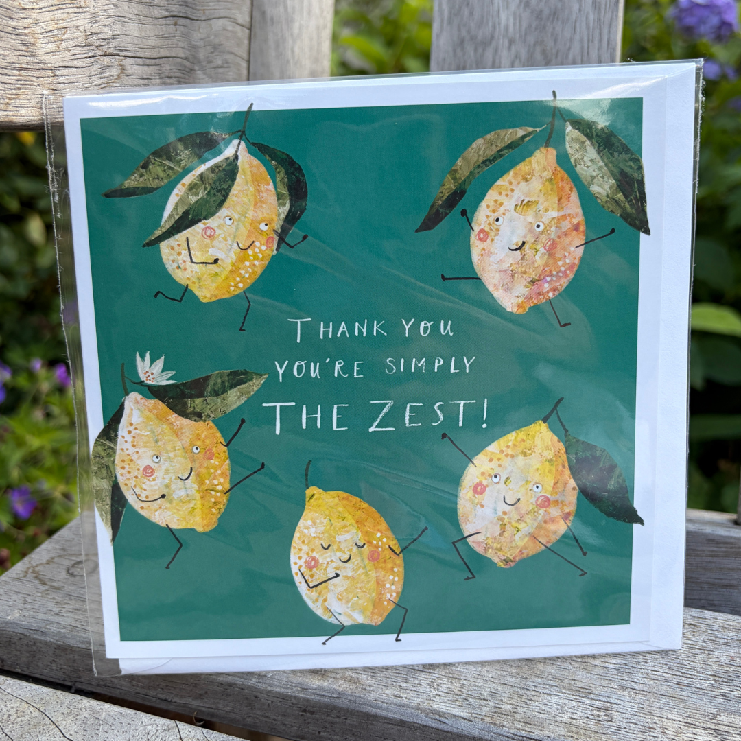 Funny Lemons Single Greeting Card