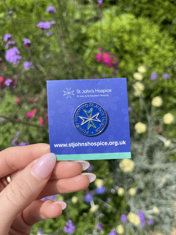 St John's Hospice Pin Badge (Blue)