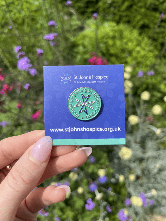 St John's Hospice Pin Badge (Green)